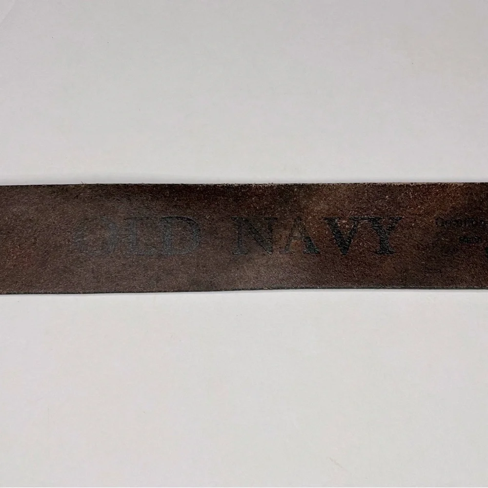 Old Navy Brown Men's SZ S Leather Belt Western Country Timeless Everyday Casual